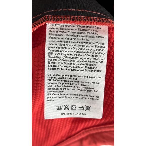 Helly Hanson Aurora Shield Fleece Zip Jacket Poppy Red Womens Size Large New - Picture 11 of 13